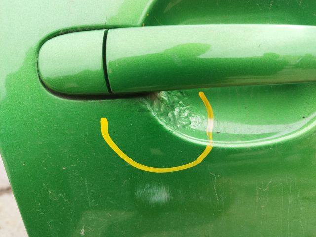 bontott SKODA FABIA II Jobb első Ajtó (Üres lemez)