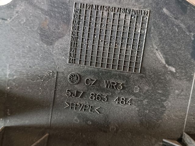 bontott SKODA FABIA II Jobb első Küszöb Díszléc