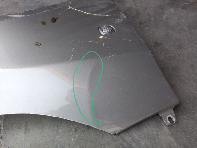 bontott SKODA FABIA II Jobb első Sárvédő