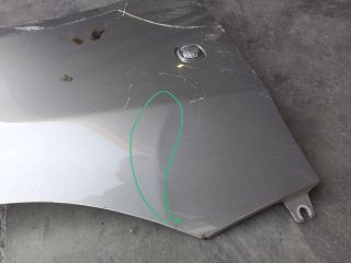 bontott SKODA FABIA II Jobb első Sárvédő