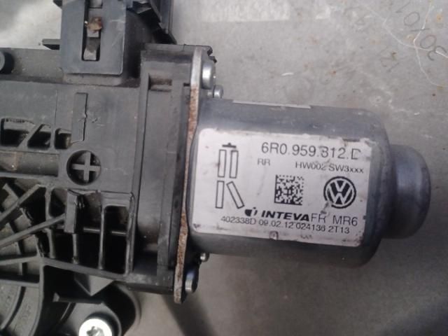 bontott SKODA FABIA II Jobb hátsó Ablakemelő Szerkezet (Elektromos)