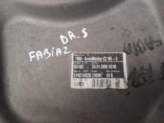 bontott SKODA FABIA II Jobb hátsó Ablakemelő Szerkezet (Mechanikus)