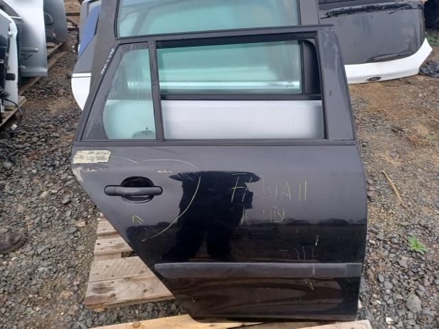 bontott SKODA FABIA II Jobb hátsó Ajtó (Üres lemez)