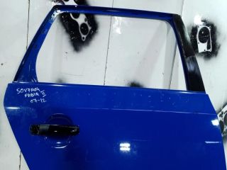 bontott SKODA FABIA II Jobb hátsó Ajtó (Üres lemez)
