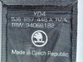 bontott SKODA FABIA II Jobb hátsó Biztonsági Öv