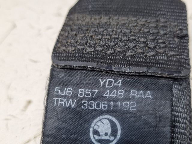 bontott SKODA FABIA II Jobb hátsó Biztonsági Öv