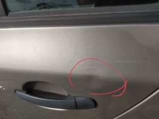 bontott SKODA FABIA II Jobb hátsó Fixüveg (Ajtóban)