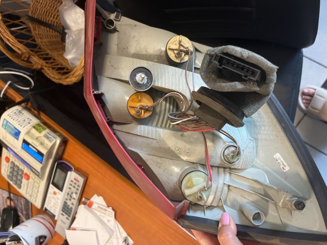 bontott SKODA FABIA II Jobb Hátsó Lámpa