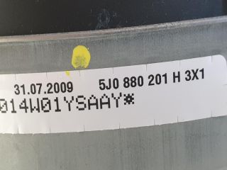 bontott SKODA FABIA II Kormánylégzsák