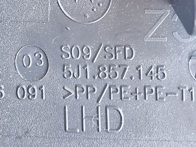 bontott SKODA FABIA II Középső Kardánbox Burkolat