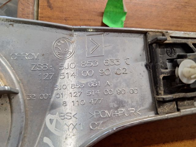 bontott SKODA FABIA II Motorháztető Díszléc Első