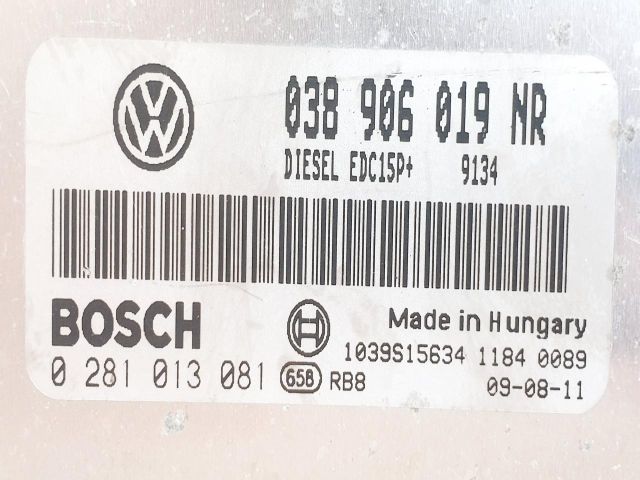 bontott SKODA FABIA II Motorvezérlő