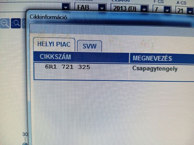 bontott SKODA FABIA II Pedálbak