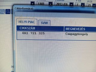 bontott SKODA FABIA II Pedálbak