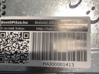 bontott SKODA FABIA II Rádió / CD Kapcsoló