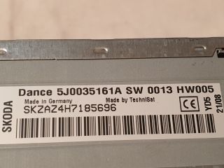 bontott SKODA FABIA II Rádió / CD