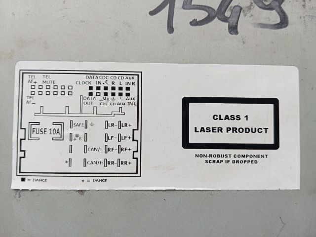 bontott SKODA FABIA II Rádió / CD