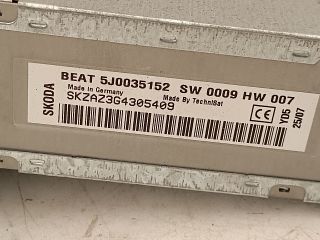 bontott SKODA FABIA II Rádió / CD