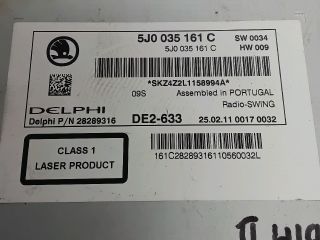 bontott SKODA FABIA II Rádió / CD