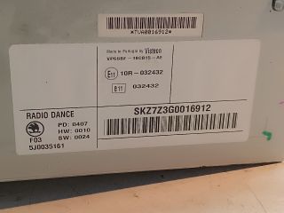 bontott SKODA FABIA II Rádió / CD