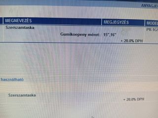 bontott SKODA FABIA II Szerszámkészlet