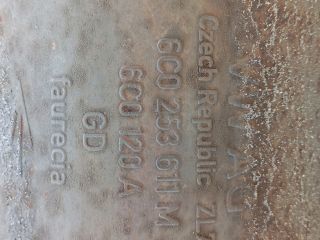 bontott SKODA FABIA III Hátsó Kipufogó Dob