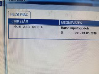 bontott SKODA FABIA III Hátsó Kipufogó Dob