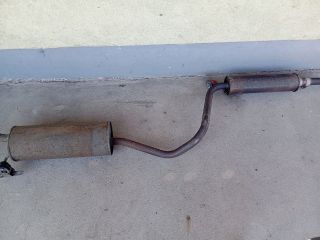 bontott SKODA FABIA III Hátsó Kipufogó Dob