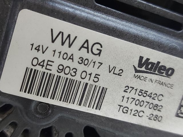 bontott SKODA FABIA III Generátor