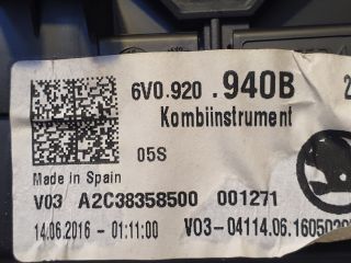 bontott SKODA FABIA III Kilométeróra