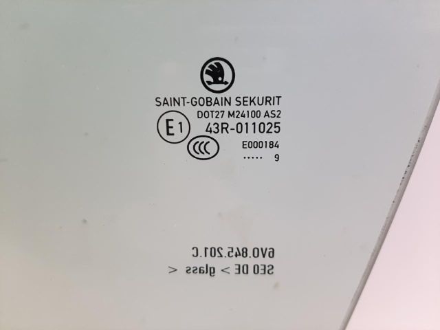 bontott SKODA FABIA III Bal első Ablak