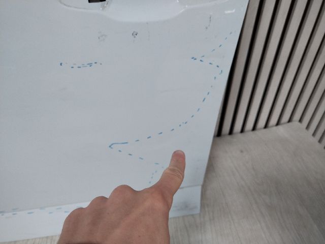 bontott SKODA FABIA III Bal első Ajtó (Üres lemez)