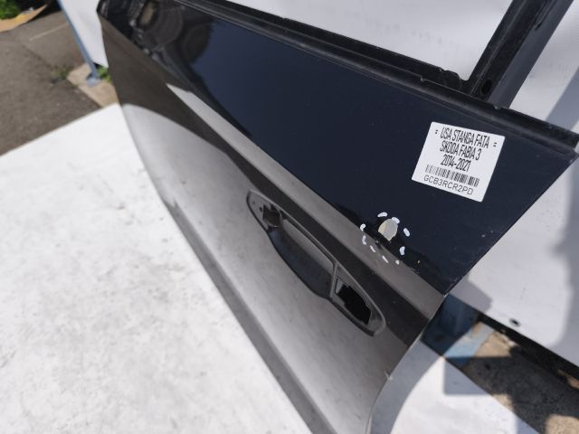 bontott SKODA FABIA III Bal első Ajtó (Üres lemez)