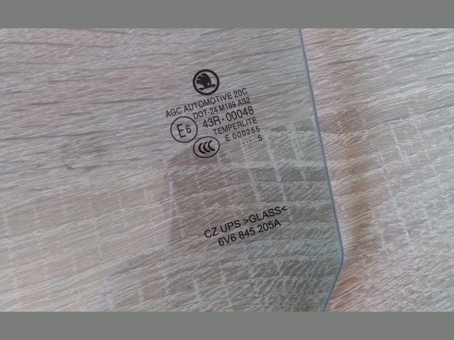 bontott SKODA FABIA III Bal hátsó Ablak