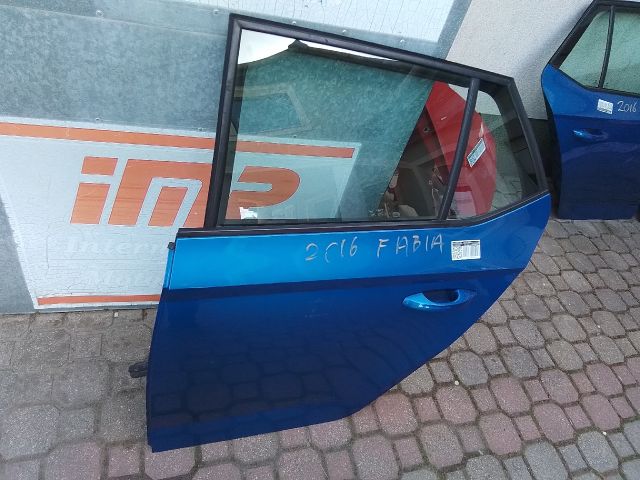 bontott SKODA FABIA III Bal hátsó Ablak