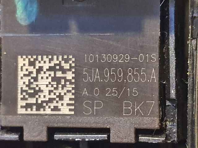 bontott SKODA FABIA III Bal hátsó Ablakemelő Kapcsoló