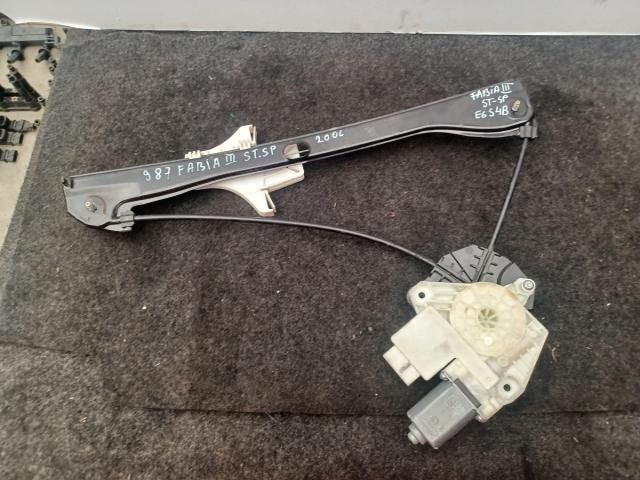 bontott SKODA FABIA III Bal hátsó Ablakemelő Szerkezet (Elektromos)