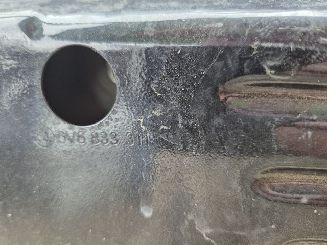 bontott SKODA FABIA III Bal hátsó Ajtó (Üres lemez)