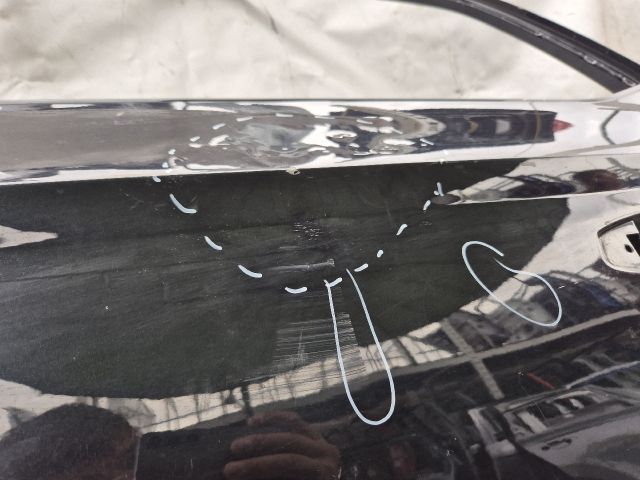 bontott SKODA FABIA III Bal hátsó Ajtó (Üres lemez)