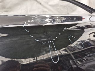 bontott SKODA FABIA III Bal hátsó Ajtó (Üres lemez)