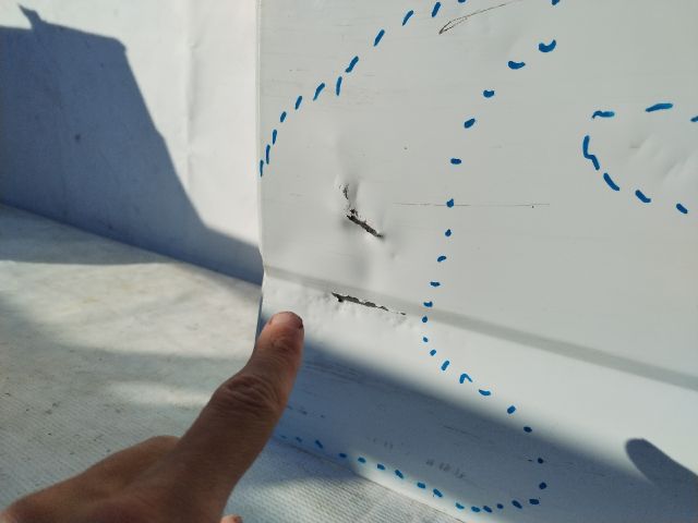 bontott SKODA FABIA III Bal hátsó Ajtó (Üres lemez)