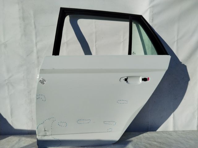bontott SKODA FABIA III Bal hátsó Ajtó (Üres lemez)