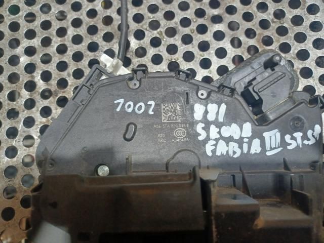 bontott SKODA FABIA III Bal hátsó Ajtózár