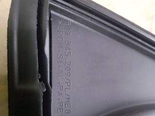 bontott SKODA FABIA III Bal hátsó Fixüveg (Ajtóban)