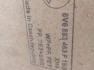 bontott SKODA FABIA III Csomagtér Tálca