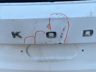 bontott SKODA FABIA III Csomagtérajtó (Üres lemez)