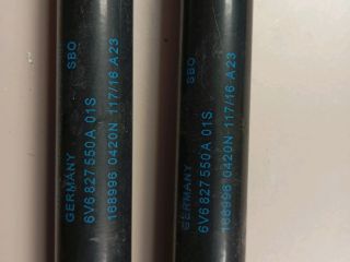 bontott SKODA FABIA III Gázrugós Kitámasztó Teleszkóp Pár Csomagtérajtó