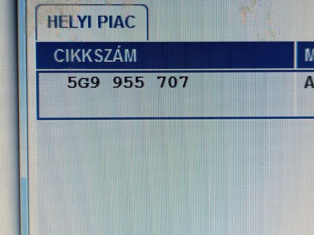 bontott SKODA FABIA III Hátsó Ablaktörlő Kar