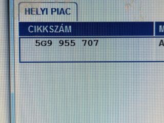 bontott SKODA FABIA III Hátsó Ablaktörlő Kar