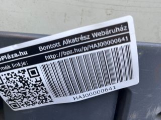 bontott SKODA FABIA III Jobb első Dobbetét (Kerékjárati, Műanyag)